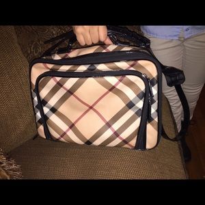 Burberry diaperbag