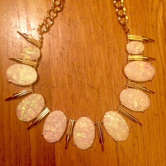 **SOLD** Nasty Gal White Opal Necklace