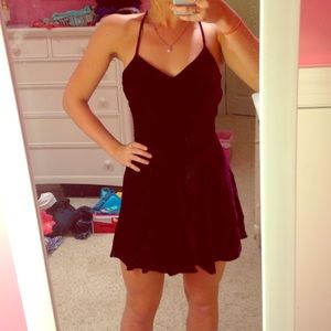 Betsy Johnson velvet skater dress