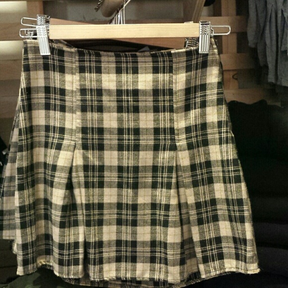 Brandy plaid skirt