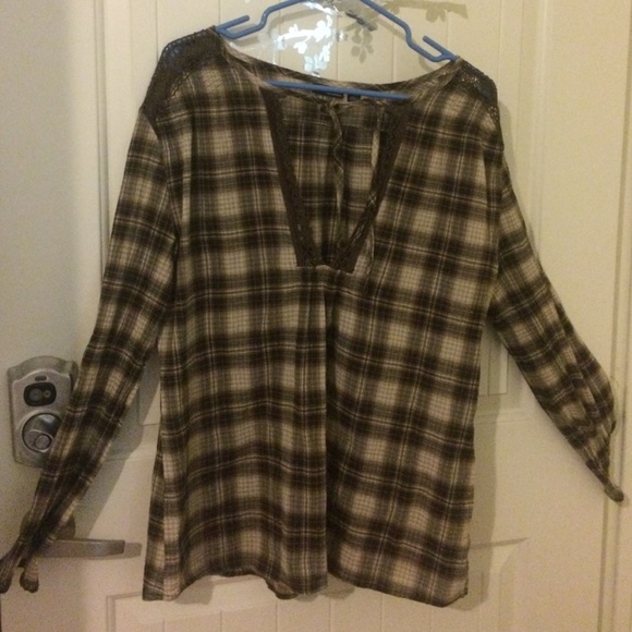 Long sleeve peasant top - Picture 1 of 1