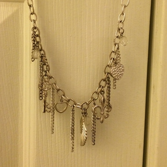 Silver Dangly Necklace
