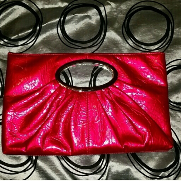 Red Patent Clutch and Wallet