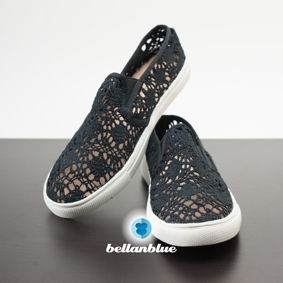💠💠The ELSA embroidered slip ons - PEACH/BLACK - Picture 4 of 4