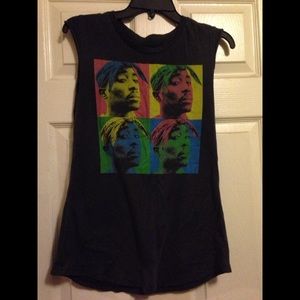 Muscle tee tupac shirt