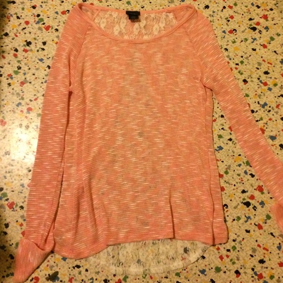 Cute loose pink shirt