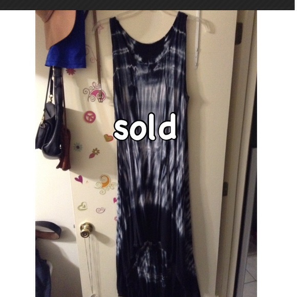 High low maxi dress