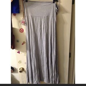 Grey maxi skirt