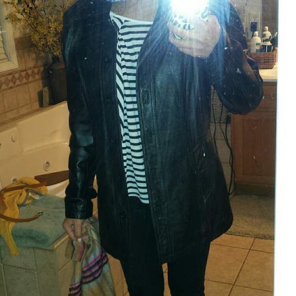 Wilson Leather Black Jacket make me an offer!!! - Picture 2 of 4