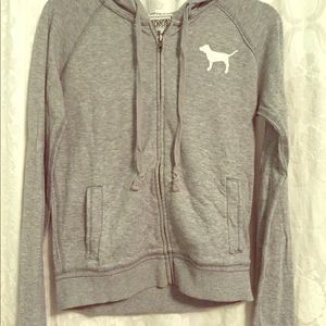 PINK zip up sweatshirt