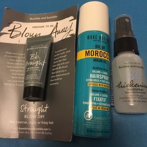 Bumble & Bumble/M. Anthony Oil of Morocco Samples