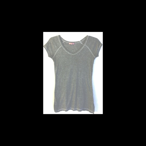 Grey V-neck Tee