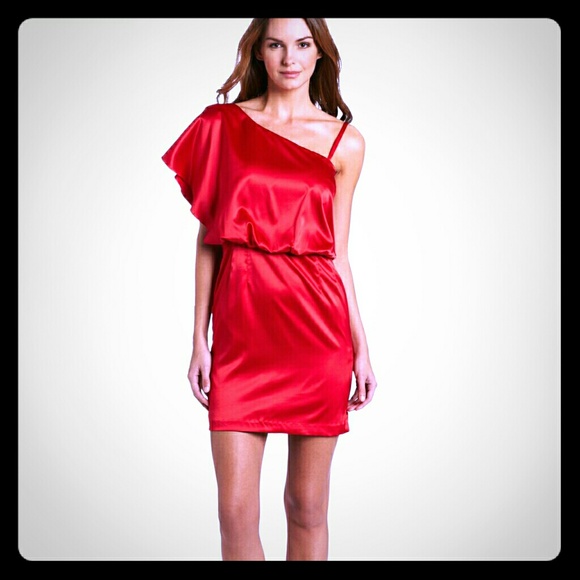 Jessica Simpson One Shoulder Flutter Sleeve!