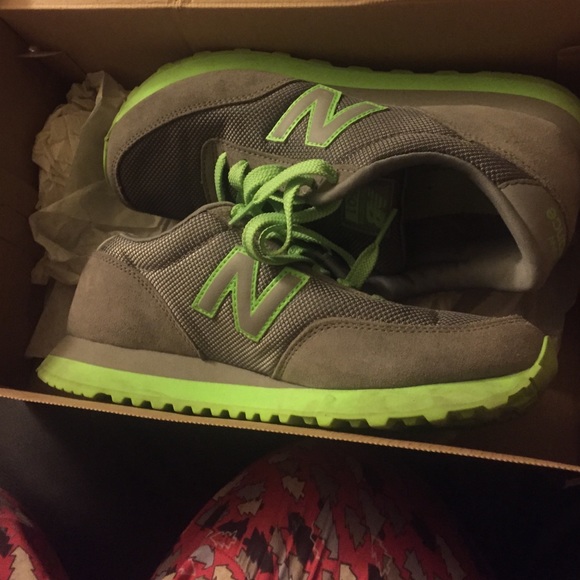 New balance neon green sneakers