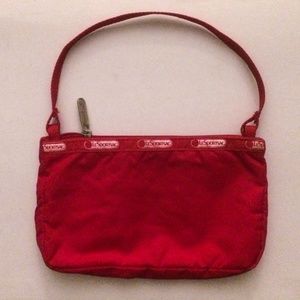 LeSportsac Red Demi Tasse Purse/Clutch