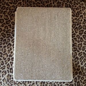 Rhinestone-encrusted iPad cover