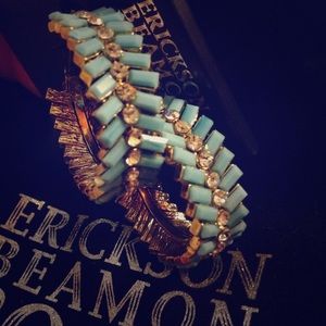 Frickson Beamon turquoise earrings
