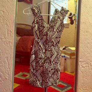 H&M Aztec bandage dress