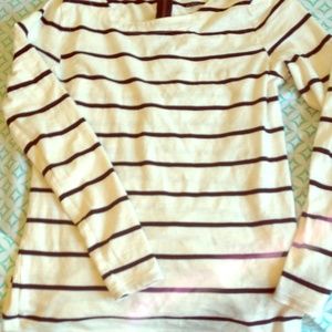 Striped long sleeved shirt