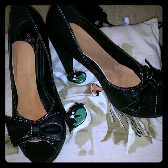 Peptoe Bow Platform Shoes