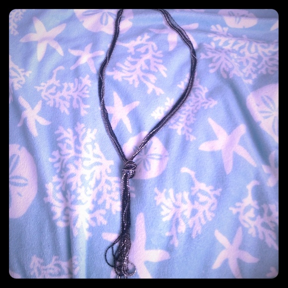 Buckle long necklace