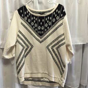 H&M 3 Quarter Sleeve Sweatshirt