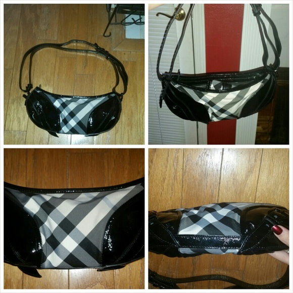 Burberry crossbody canvas bag w. Matching wallet - Picture 2 of 4