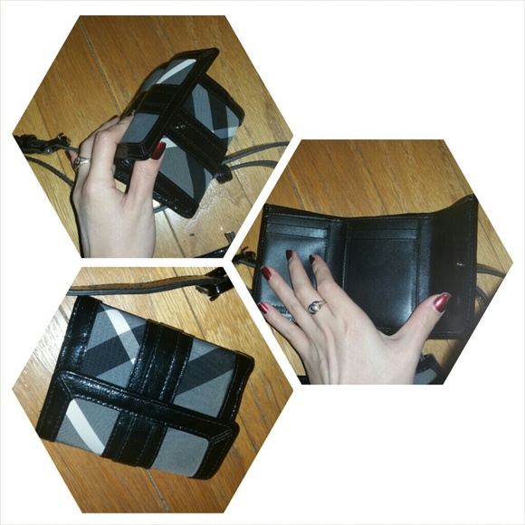 Burberry crossbody canvas bag w. Matching wallet - Picture 3 of 4