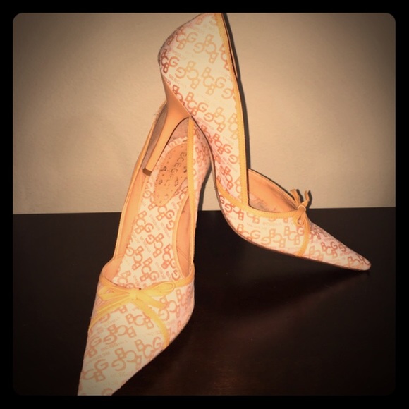 BCBG Orange Heels