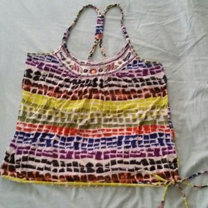 Beaded spaghetti tank