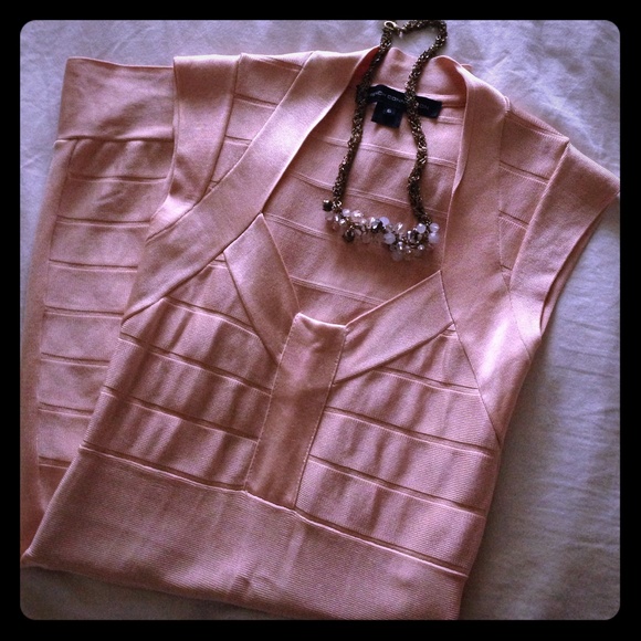 French connection pink dress👏 size 6