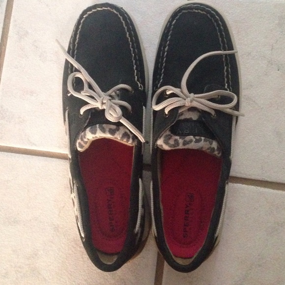 Blue/Cheetah Sperry Top-sider Boat Shoe