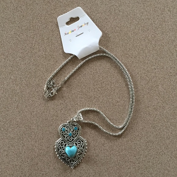 🌟Double heart necklace - Picture 3 of 3