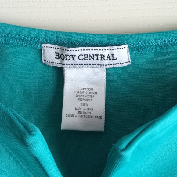 ❌SOLD ON ♏️❌Turquoise Peplum Top - Picture 3 of 4