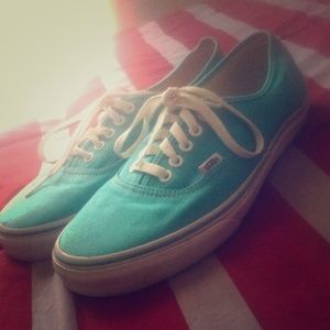 Aqua Blue Vans