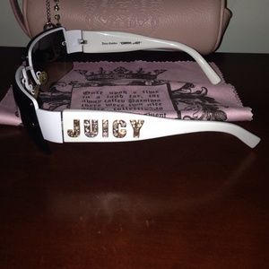 Authentic White Juicy couture sunglasses