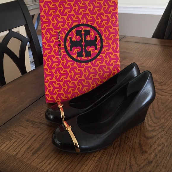 Tory Burch Pacey Cap Toe Wedge