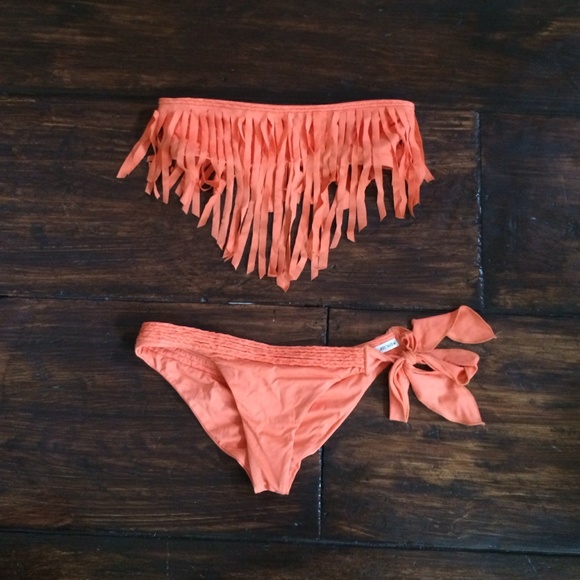 Orange boys and arrows bikini set - Picture 1 of 3