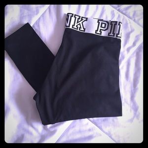 Victoria's Secret black yoga leggings