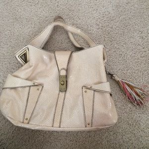 Cream Jessica Simpson purse