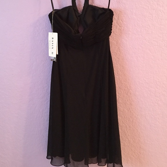 Gorgeous Black Halter Dress with Beaded detail!!! - Picture 3 of 3