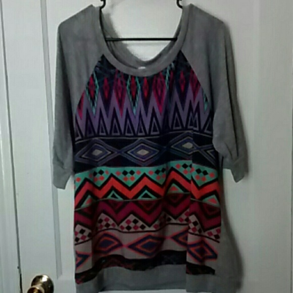Aztec print shirt