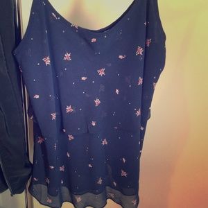 RESERVED-Bundled. Tiered Cami and Daffodil Cardi