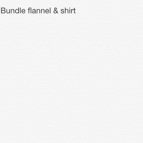 Flannel & flows black shirt bundle