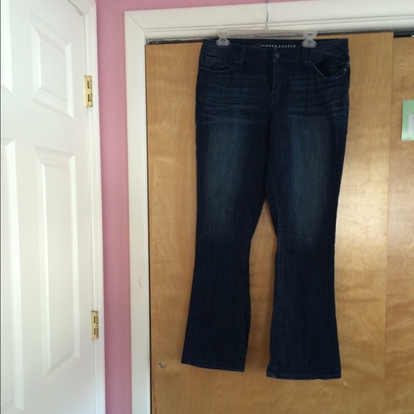 LC Lauren Conrad boot cut dark denim