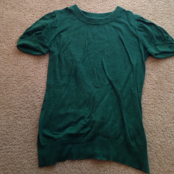 Banana Republic hunter green shirt.