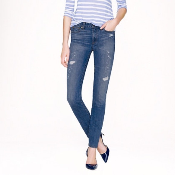 J.Crew Midrise Toothpick Jean Cone Denim®