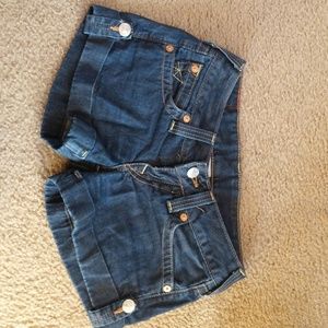 True Religion brand Jean shorts