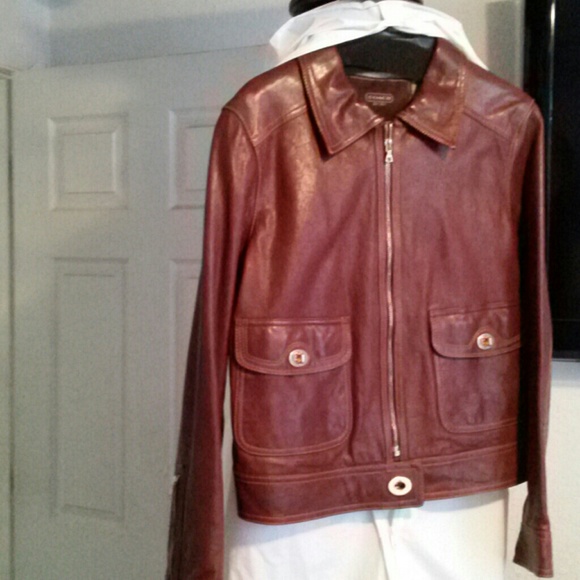 Authentic Brown leather jacket