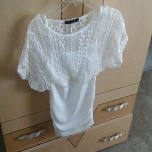 Off white lacey top ....